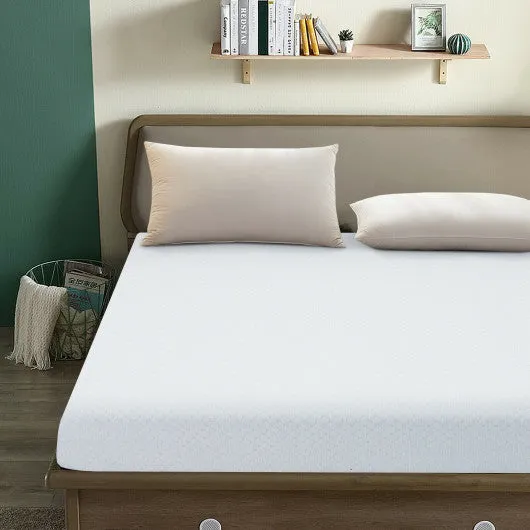 10 Inch Air Foam Pressure Relief Bed Mattress with Jacquard Soft Cover-Full Size