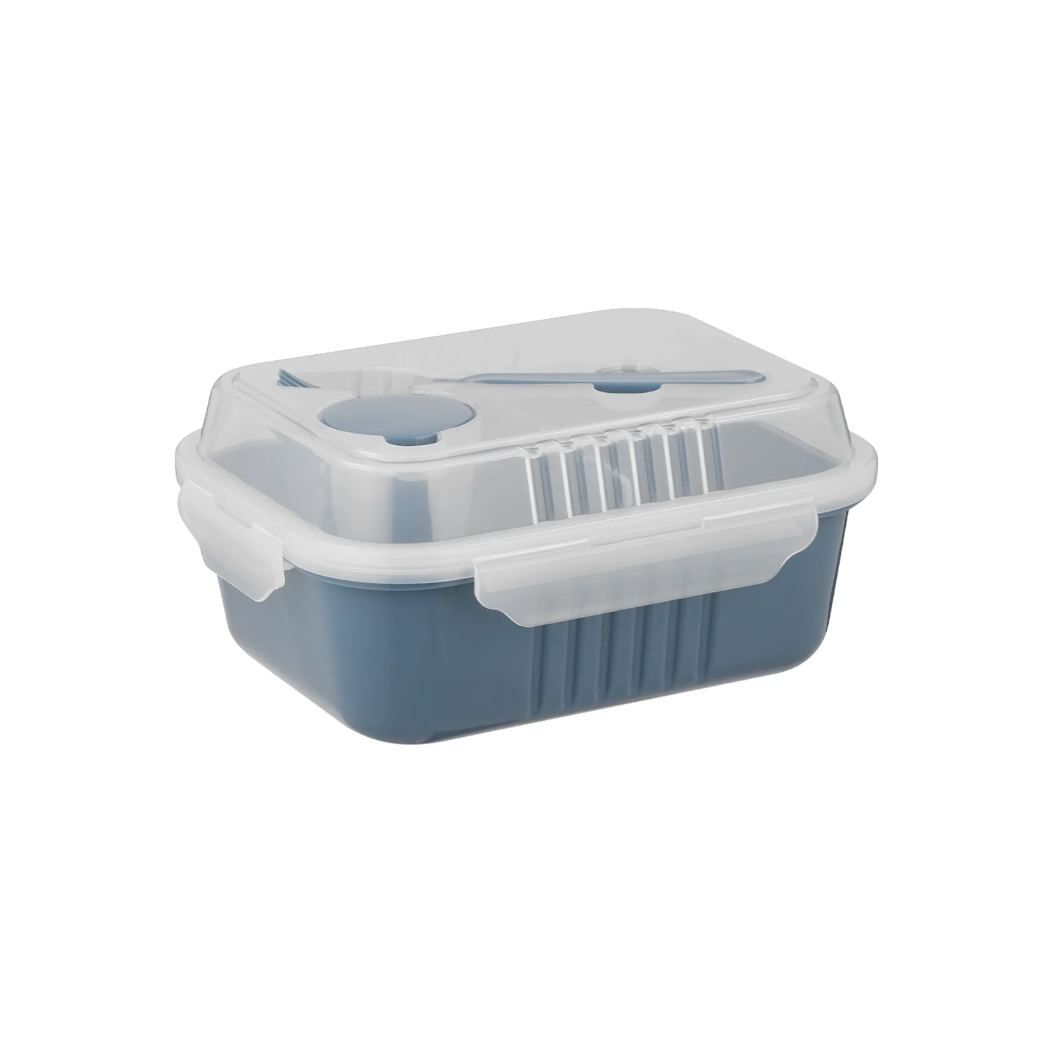 1.7L Snappy Lunch Box Rectangle Blue SN-1700B