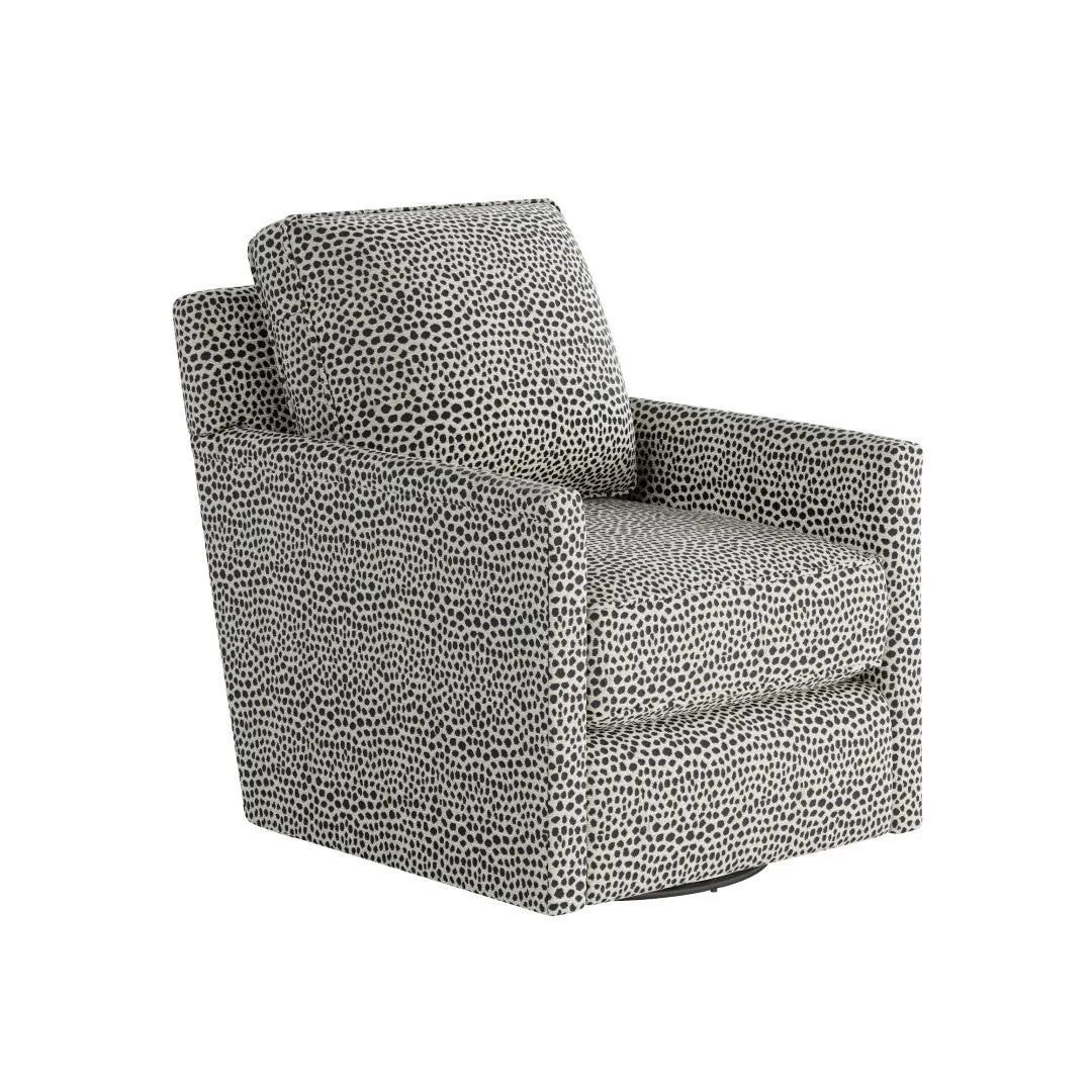 21-02G-C Transitional Swivel Glider Chair - Stylish Comfort with Reversible Cushions & Durable Fabric