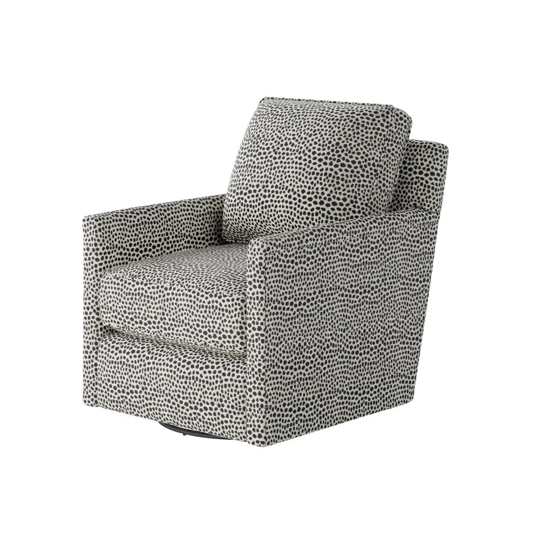 21-02G-C Transitional Swivel Glider Chair - Stylish Comfort with Reversible Cushions & Durable Fabric