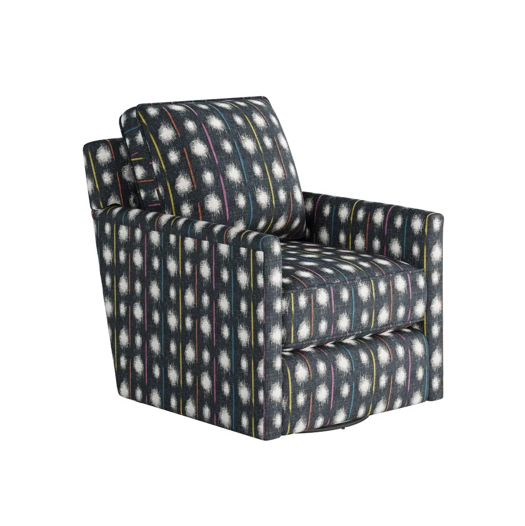 21-02G-C Transitional Swivel Glider Chair - Stylish Comfort with Reversible Cushions & Durable Fabric