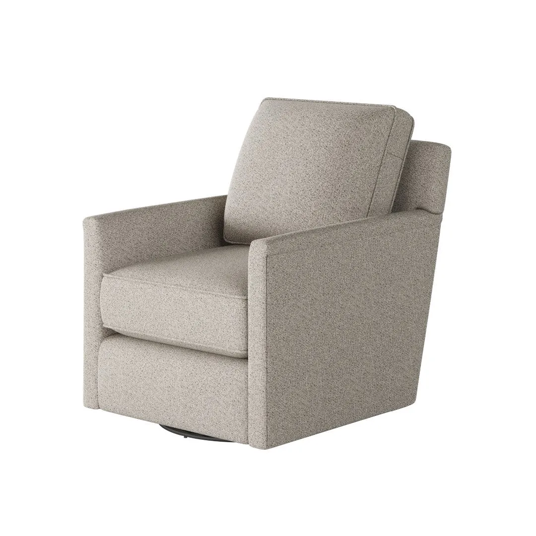 21-02G-C Transitional Swivel Glider Chair - Stylish Comfort with Reversible Cushions & Durable Fabric