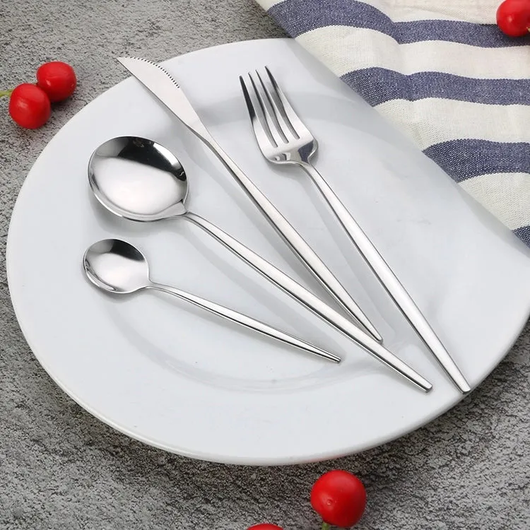 24 pcs Stainless Steel Flatware/Dining Utensils Set