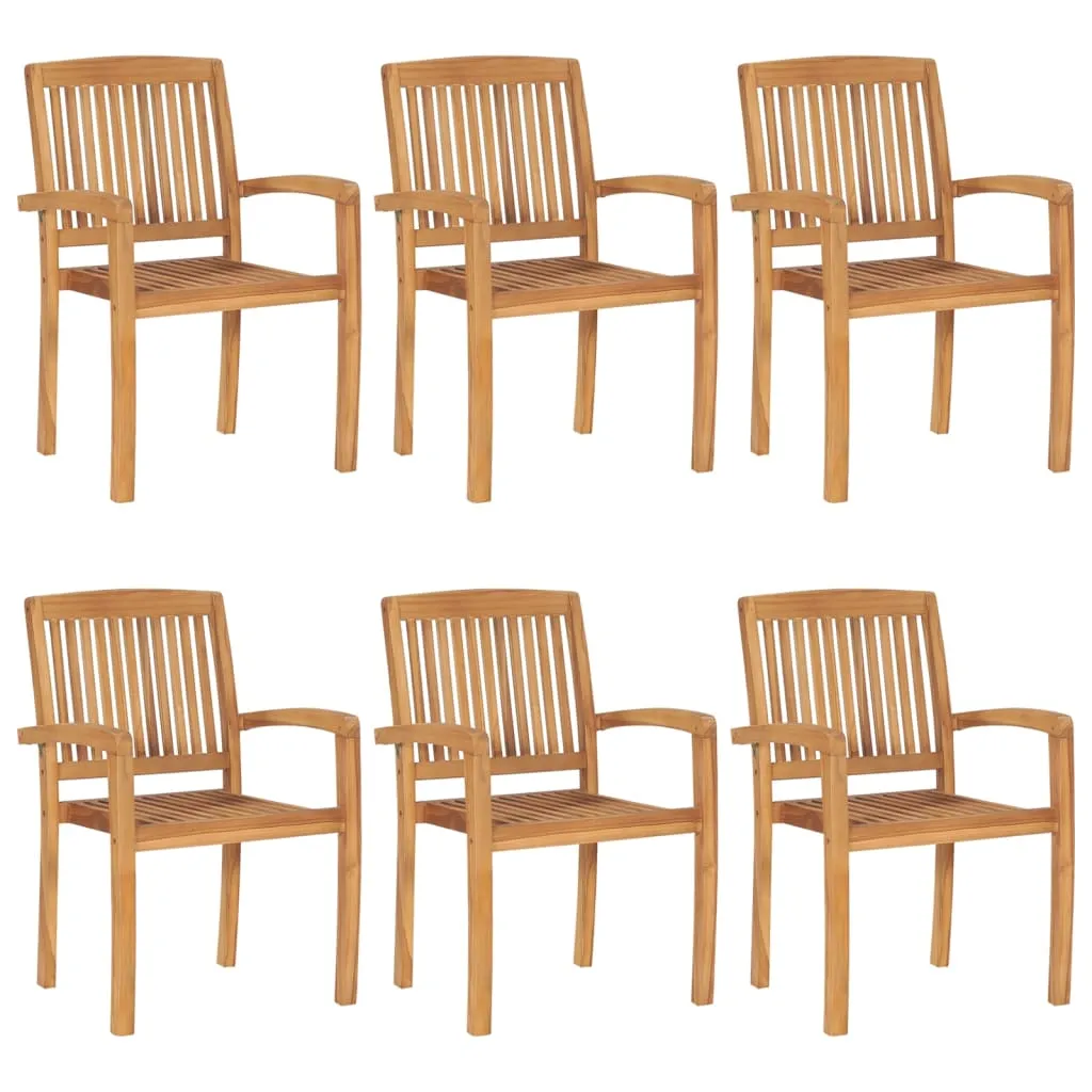 2/4/6/8x Solid Wood Teak Patio Chairs with Cushions Seat Multi Colors