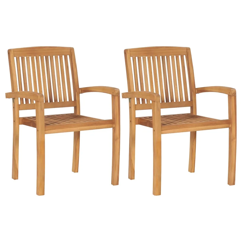 2/4/6/8x Solid Wood Teak Patio Chairs with Cushions Seat Multi Colors