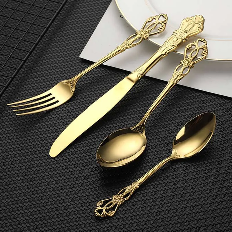 24pcs Stainless Steel Cutlery Set