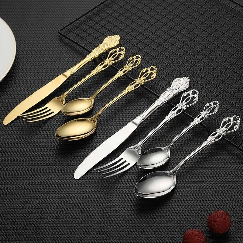 24pcs Stainless Steel Cutlery Set