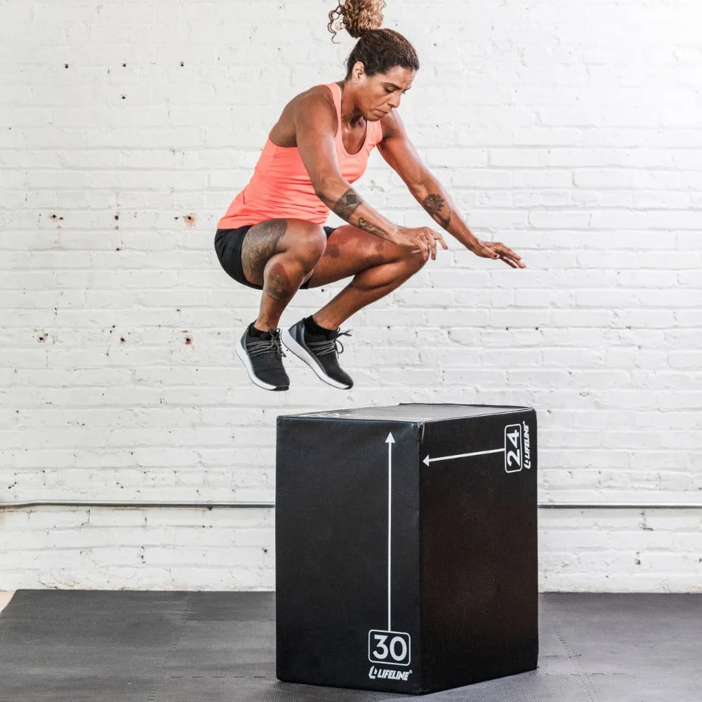 3-in-1 Foam Plyo Box - 20"-24"-30"