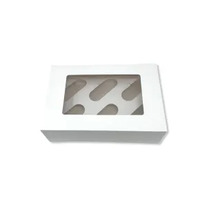 6 Cup Cake Boxes With Inserts