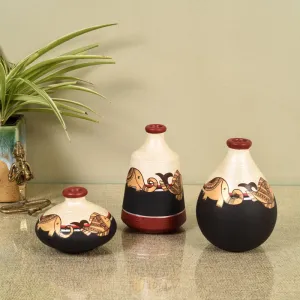 Agma Earthy Vase - Set Of Three