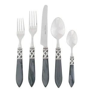 Aladdin Antique Five Piece Place Setting - Charcoal