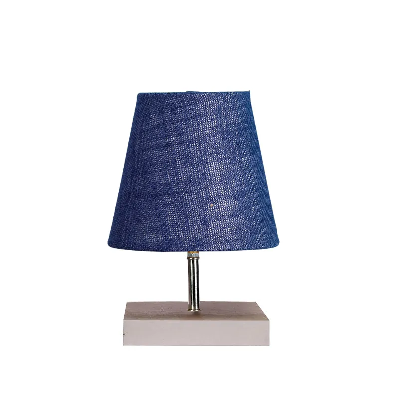 Alsa Table Lamp With Jute Shade - Blue