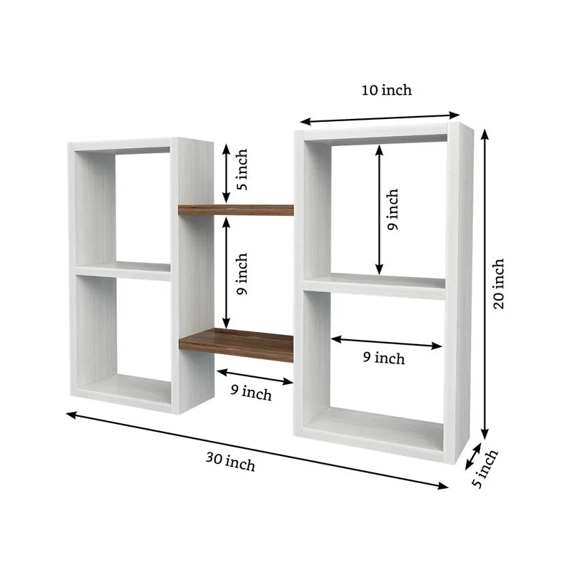 Anujia Wall Shelf - White