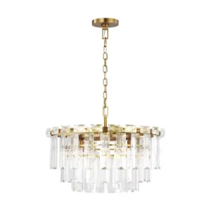 Arden 24 in. 10 Lights Chandelier Brass finish