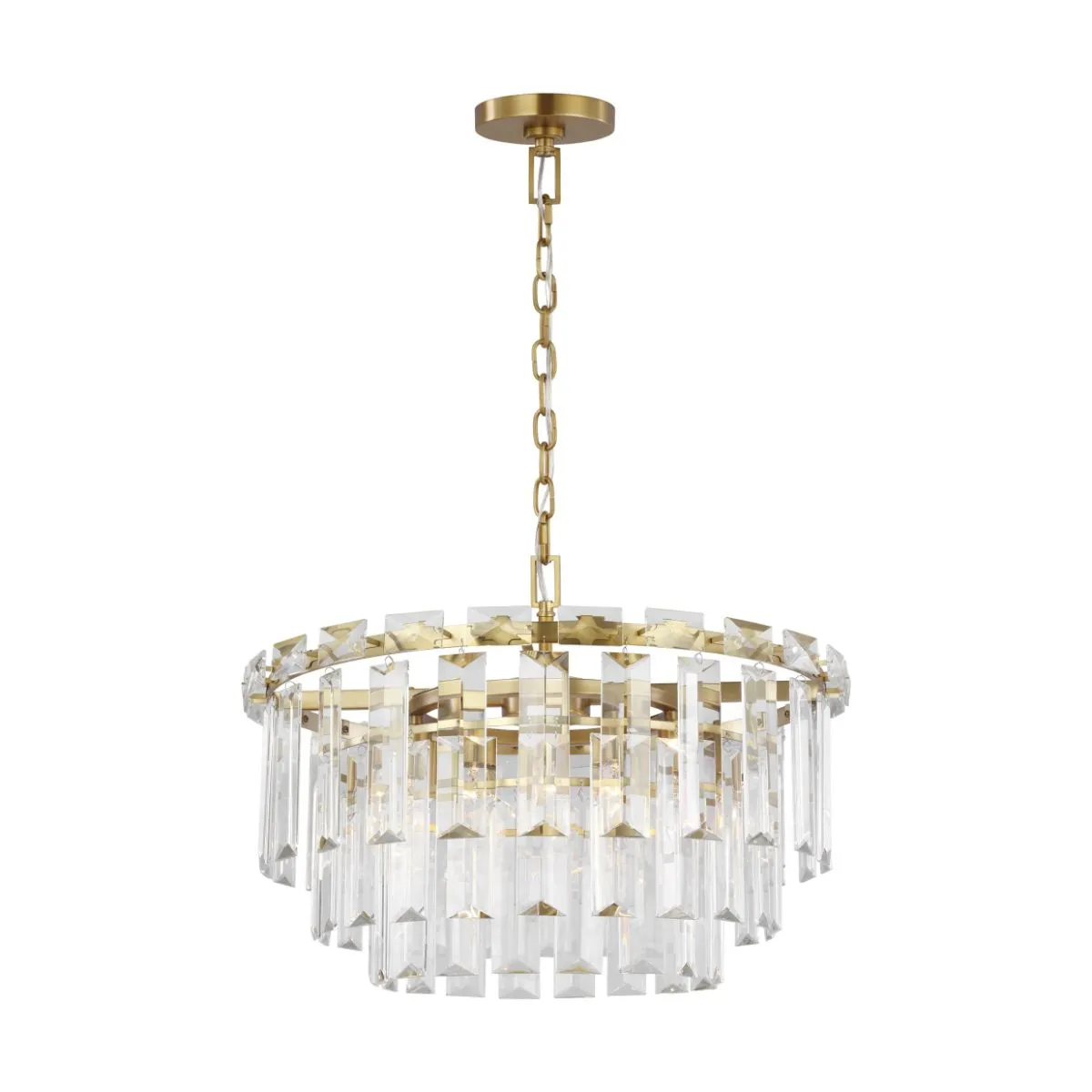 Arden 24 in. 10 Lights Chandelier Brass finish