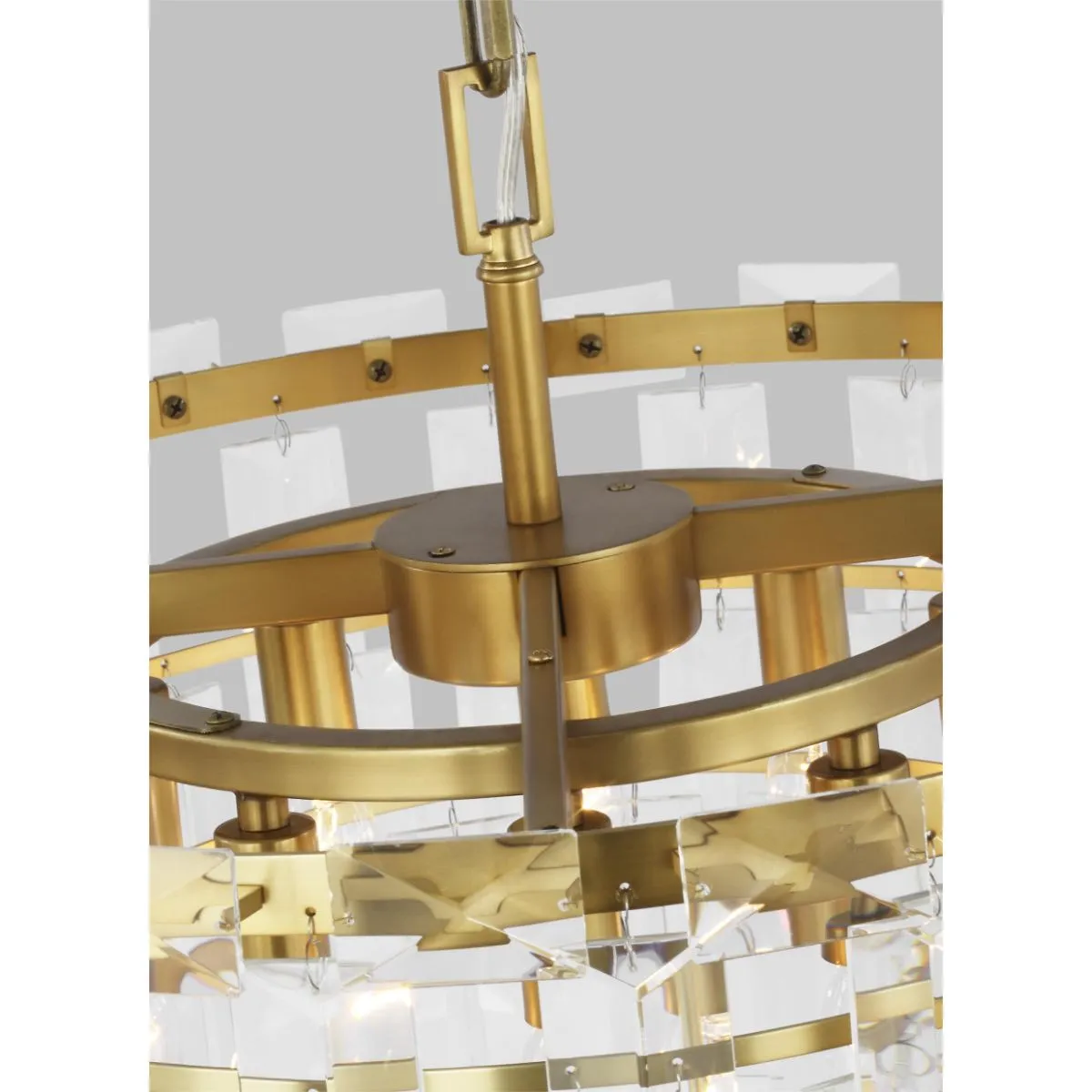 Arden 24 in. 10 Lights Chandelier Brass finish