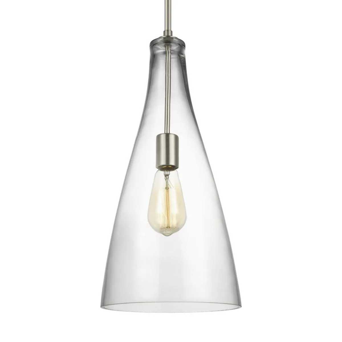 Arilda 9 in. Pendant Light Nickel Finish