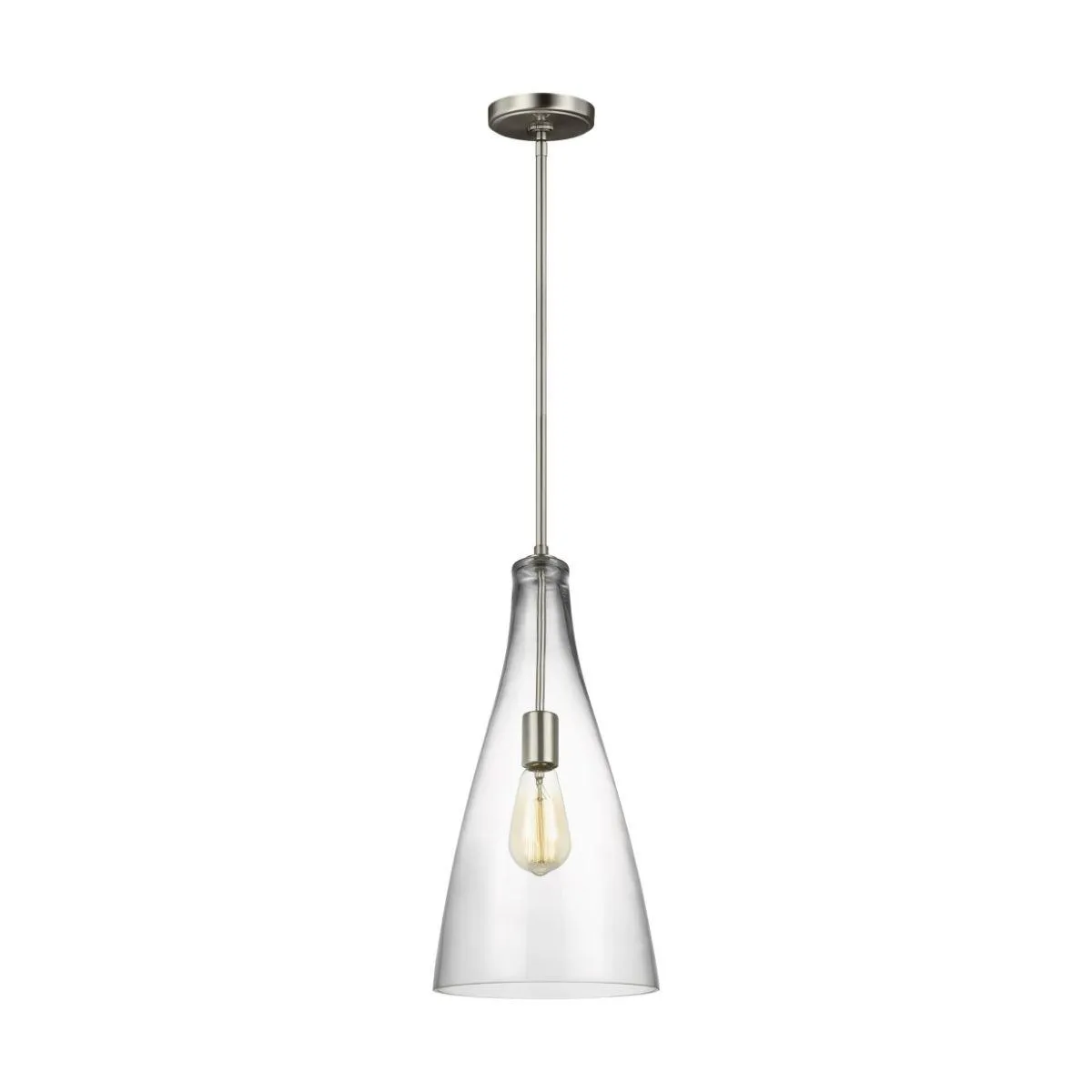 Arilda 9 in. Pendant Light Nickel Finish