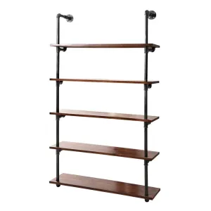 Artiss Floating DIY Pipe Shelf 5 Tiers - Issa