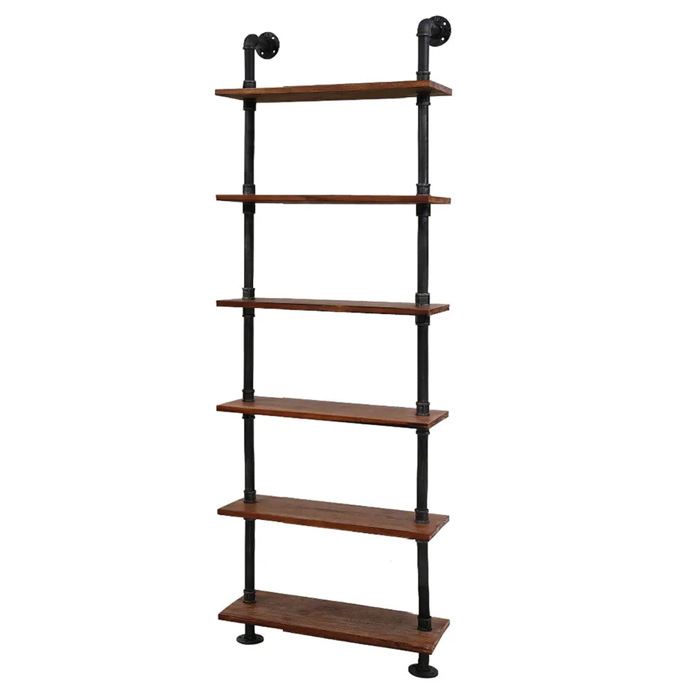 Artiss Floating DIY Pipe Shelf 6 Tiers - Ida