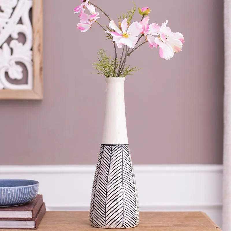 Astrea Line Ceramic Handcrafted Flower vase