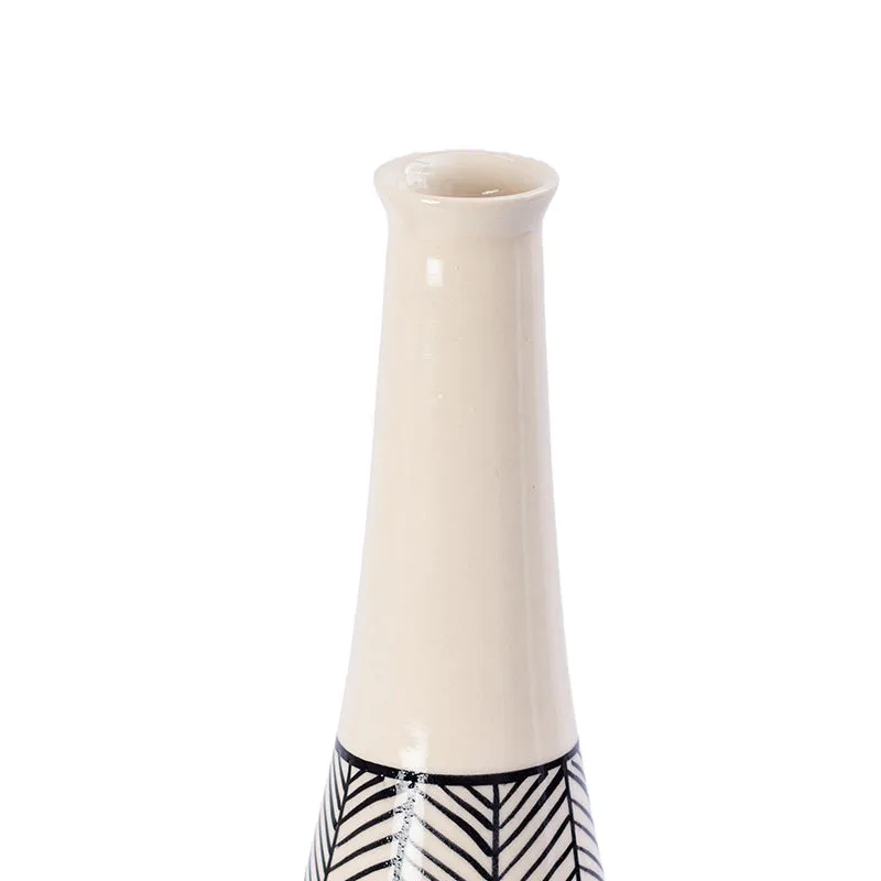 Astrea Line Ceramic Handcrafted Flower vase