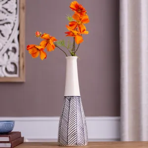 Astrea Line Ceramic Handcrafted Flower vase