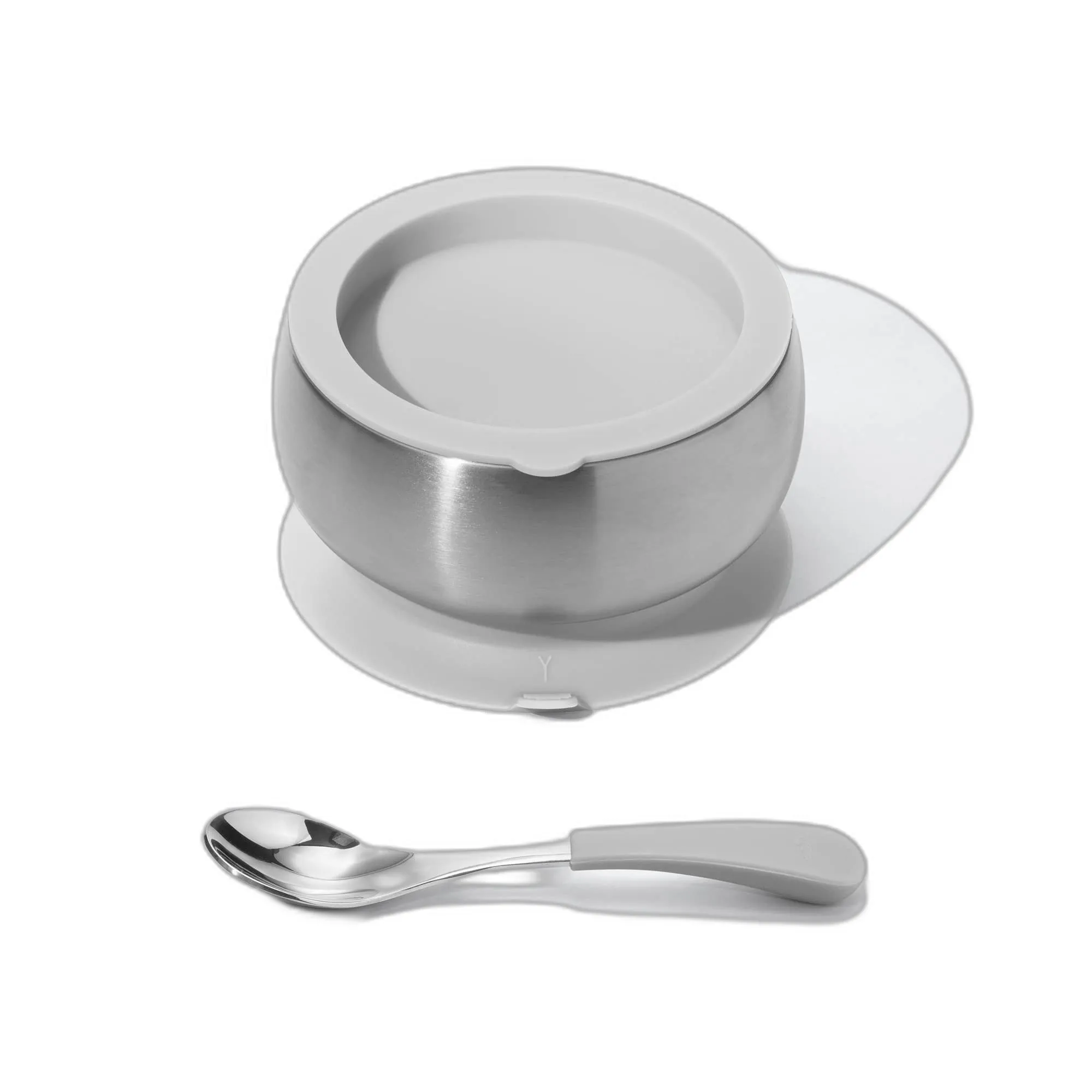 Avanchy Stainless Steel Baby Bowl With Spoon Combo   Air Tight Lid