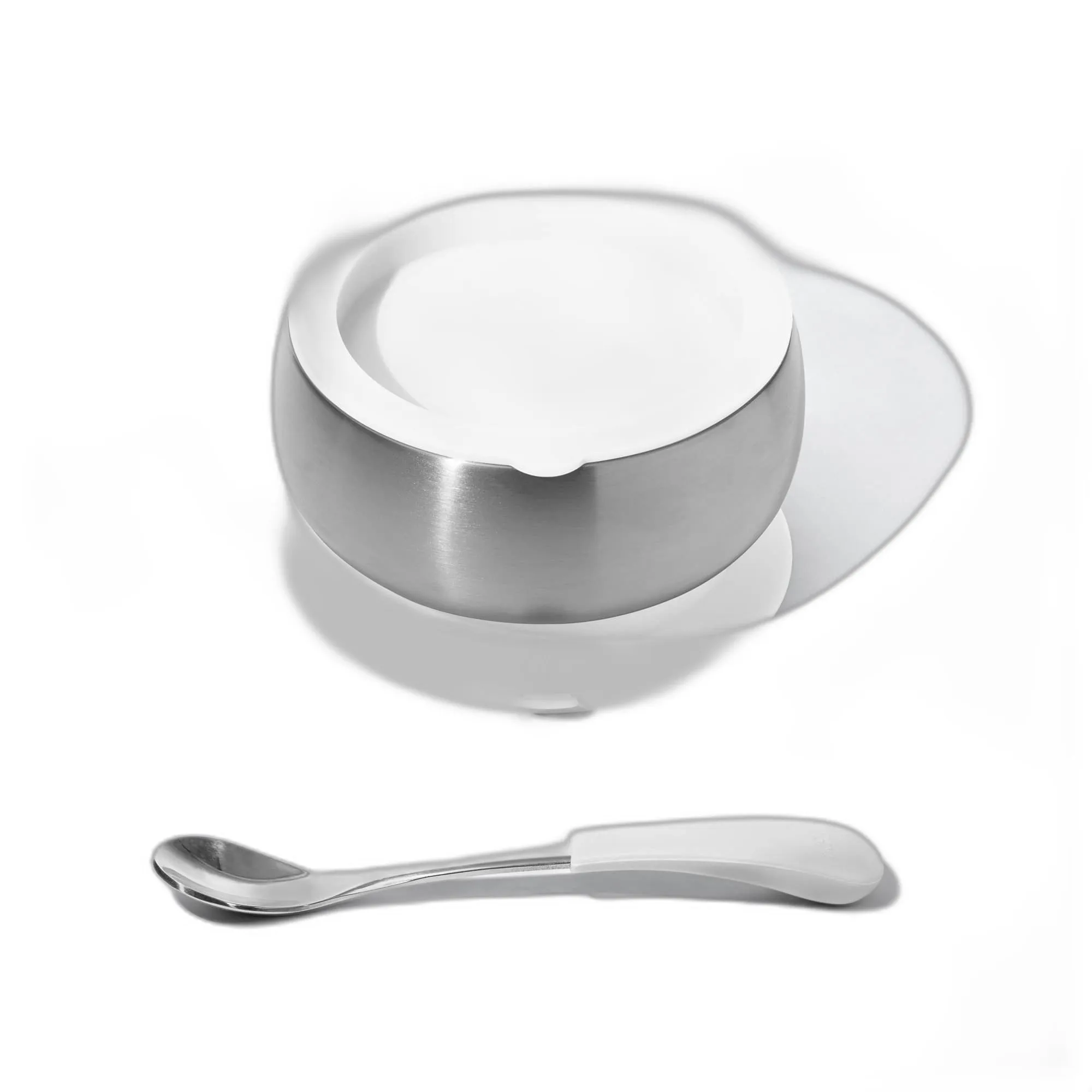 Avanchy Stainless Steel Baby Bowl With Spoon Combo   Air Tight Lid