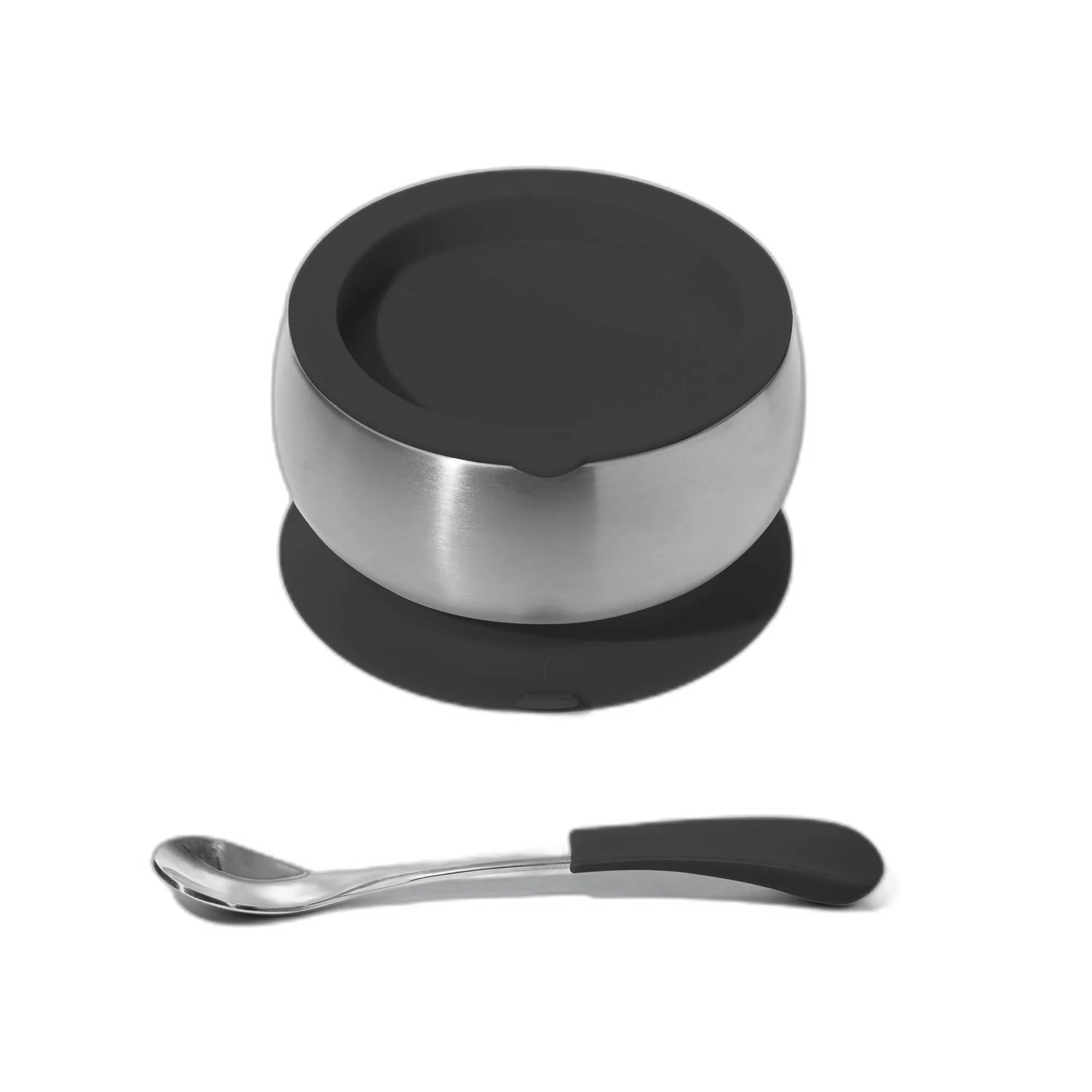 Avanchy Stainless Steel Baby Bowl With Spoon Combo   Air Tight Lid