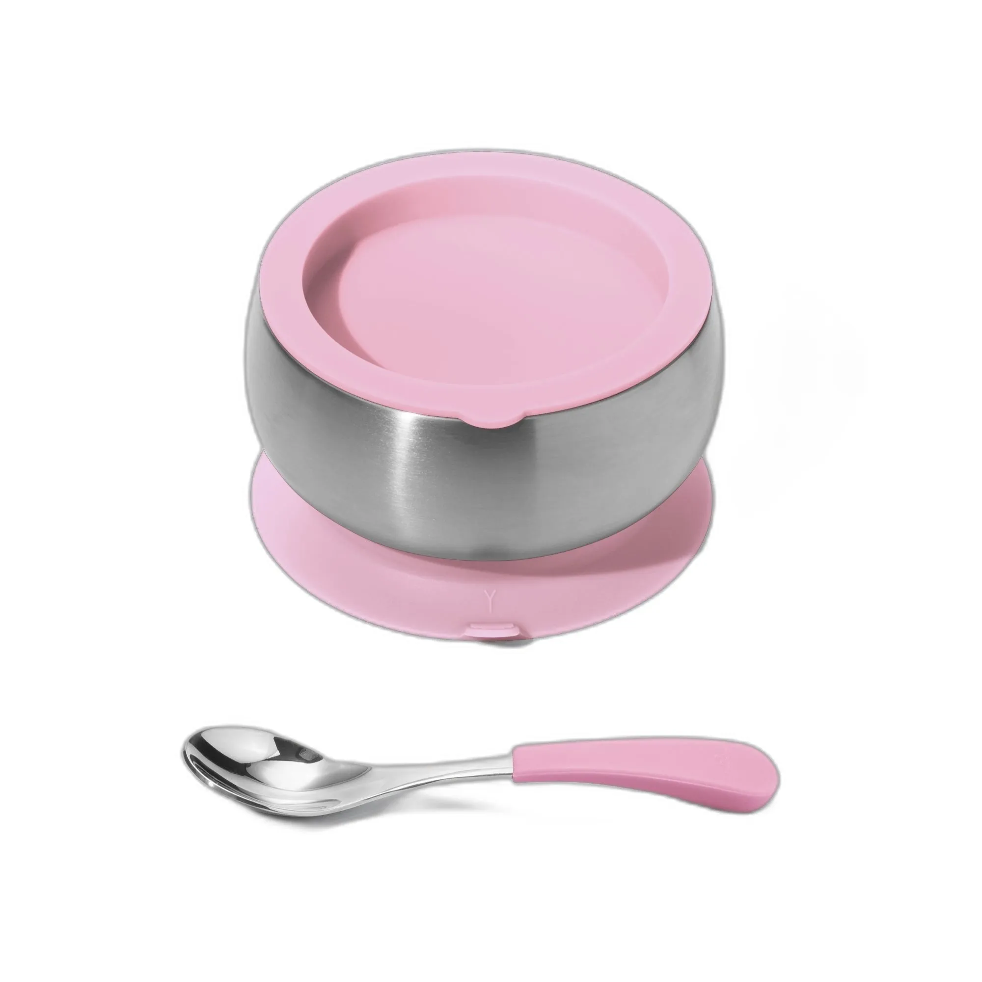 Avanchy Stainless Steel Baby Bowl With Spoon Combo   Air Tight Lid