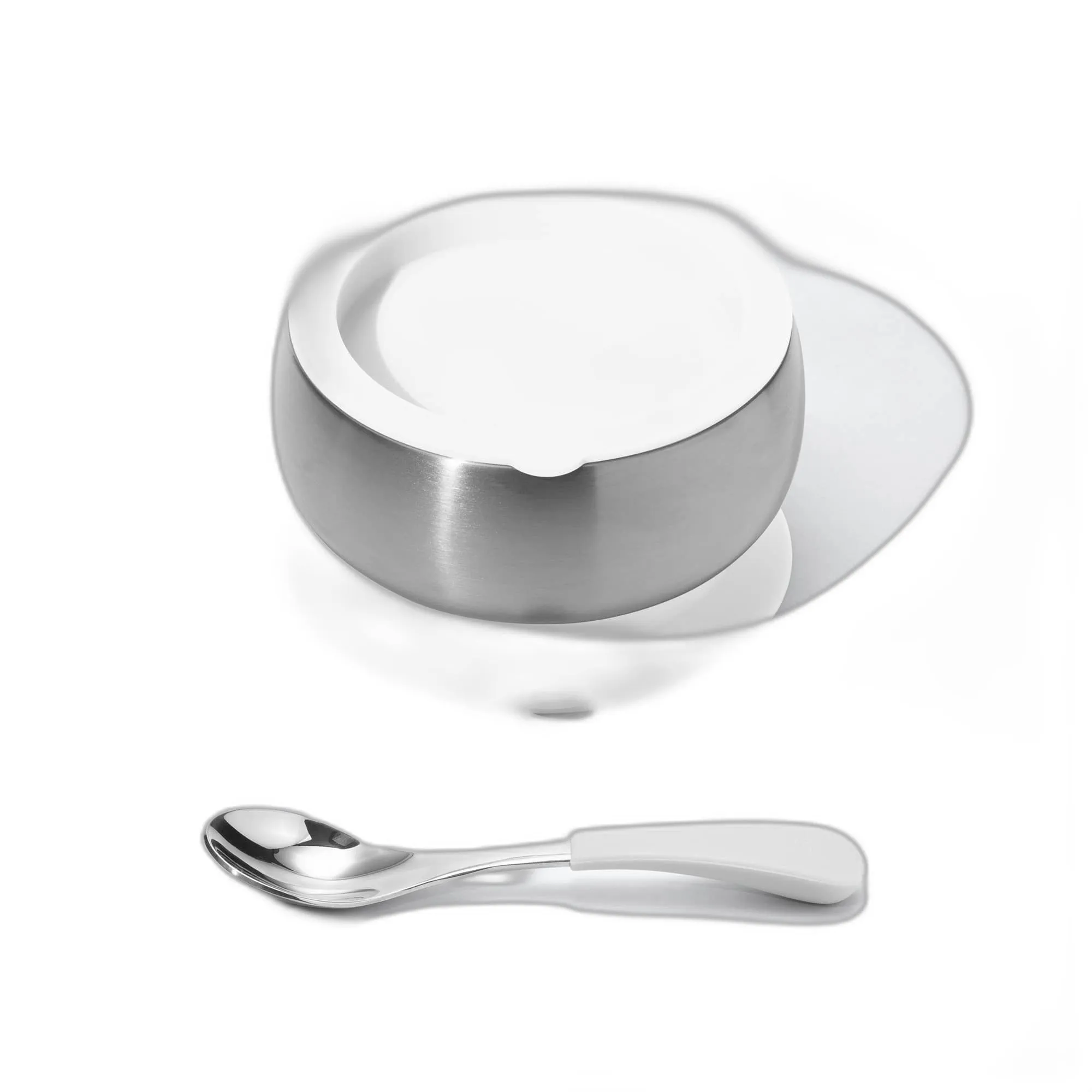 Avanchy Stainless Steel Baby Bowl With Spoon Combo   Air Tight Lid