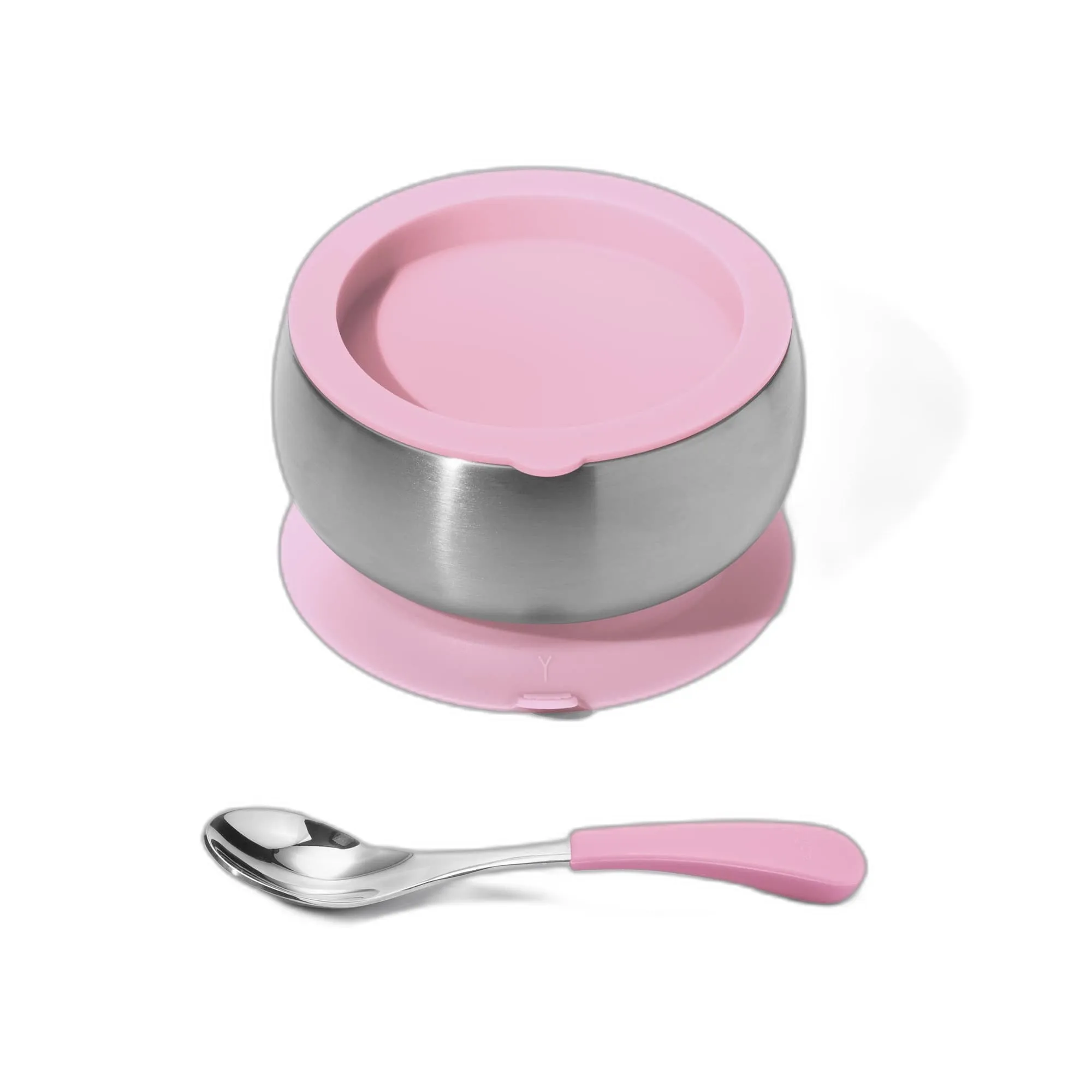 Avanchy Stainless Steel Baby Bowl With Spoon Combo   Air Tight Lid