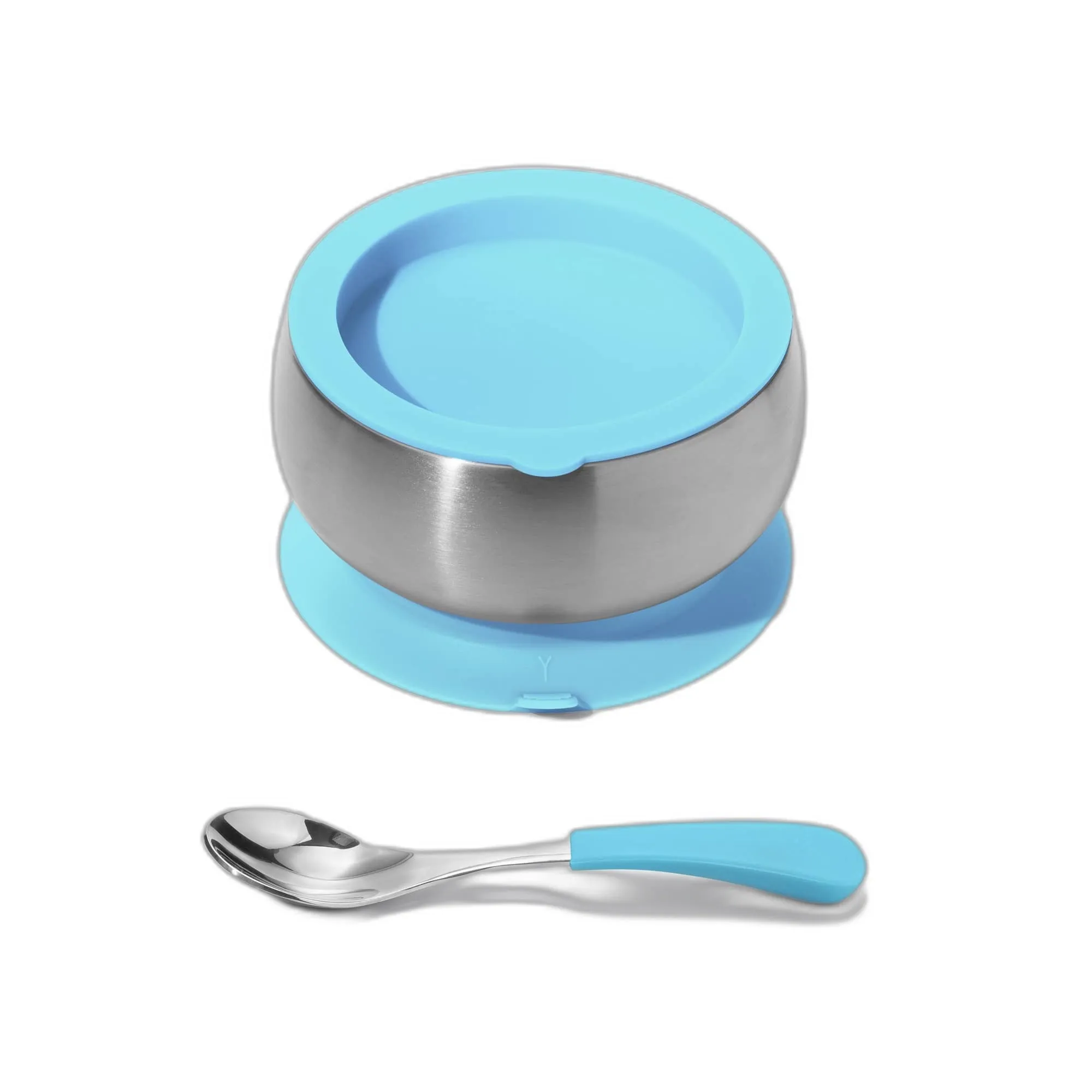 Avanchy Stainless Steel Baby Bowl With Spoon Combo   Air Tight Lid