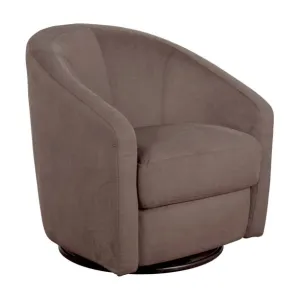 Babyletto Madison Swivel Glider In Slate Microsuede Fabric