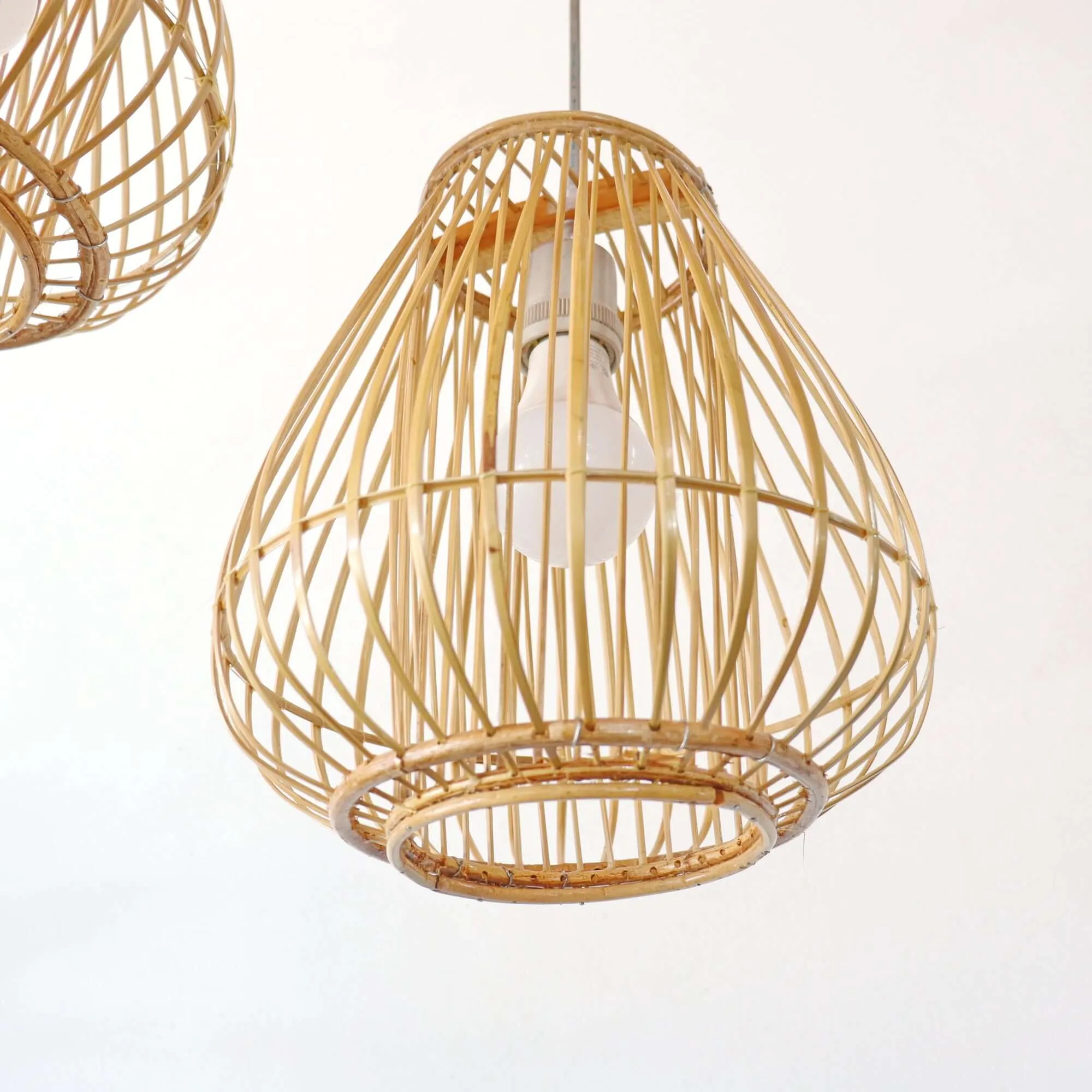 Bai Fern - Rattan And Bamboo Pendant Light Shade By Thaihome