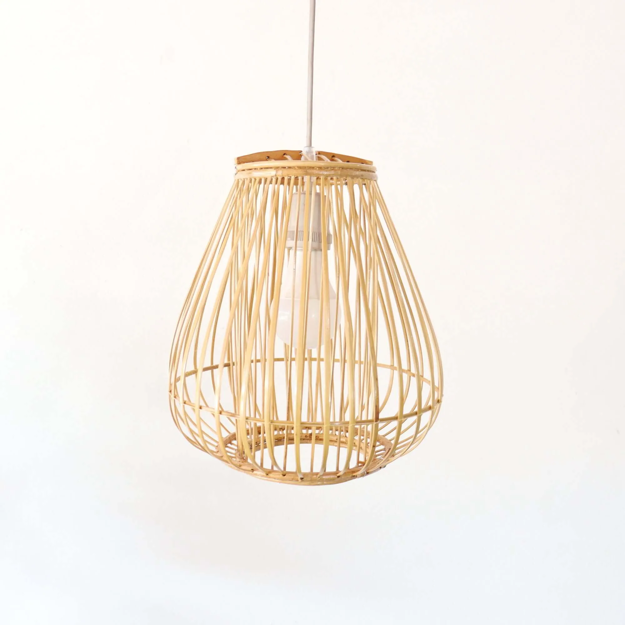 Bai Fern - Rattan And Bamboo Pendant Light Shade By Thaihome