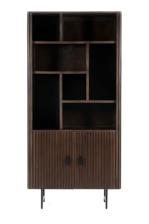 Brown Mango Wood Bookcase | Eleonora Remi