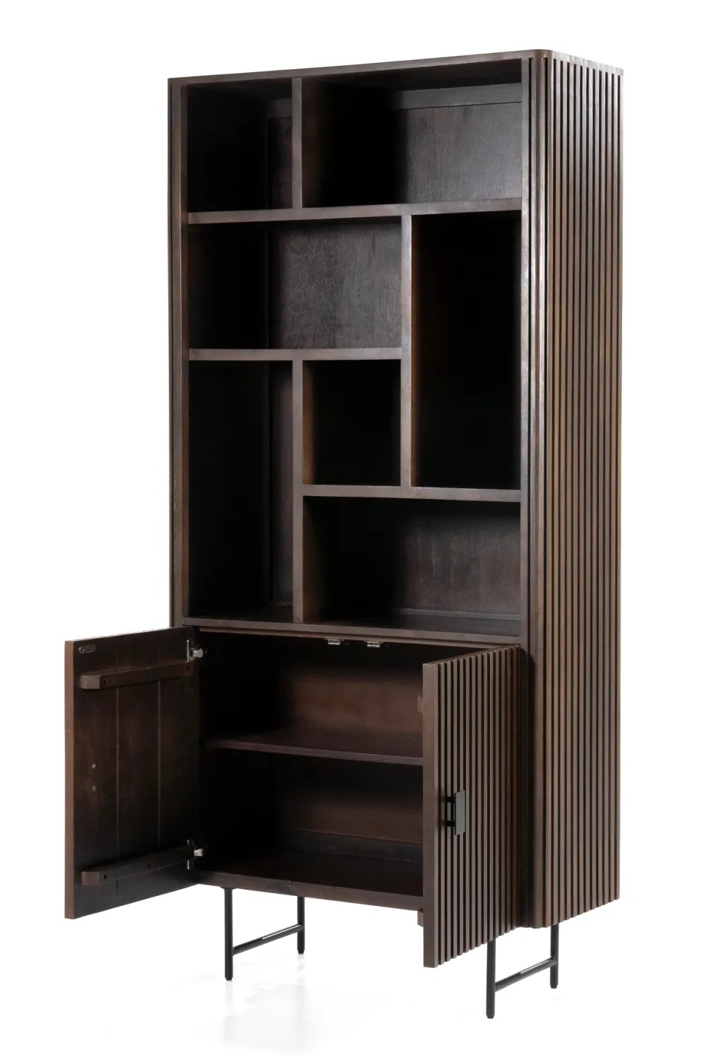 Brown Mango Wood Bookcase | Eleonora Remi