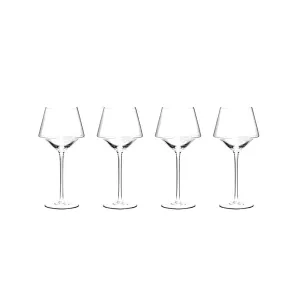 Carrol Boyes 4 Piece Edge Wine Glass Set Clear