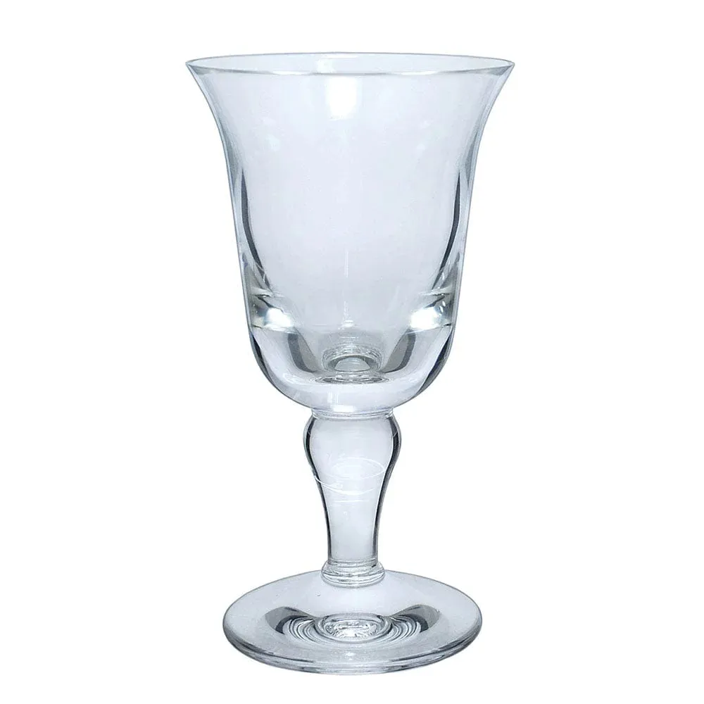 Caspari - Acrylic Flared Water Glass Clear