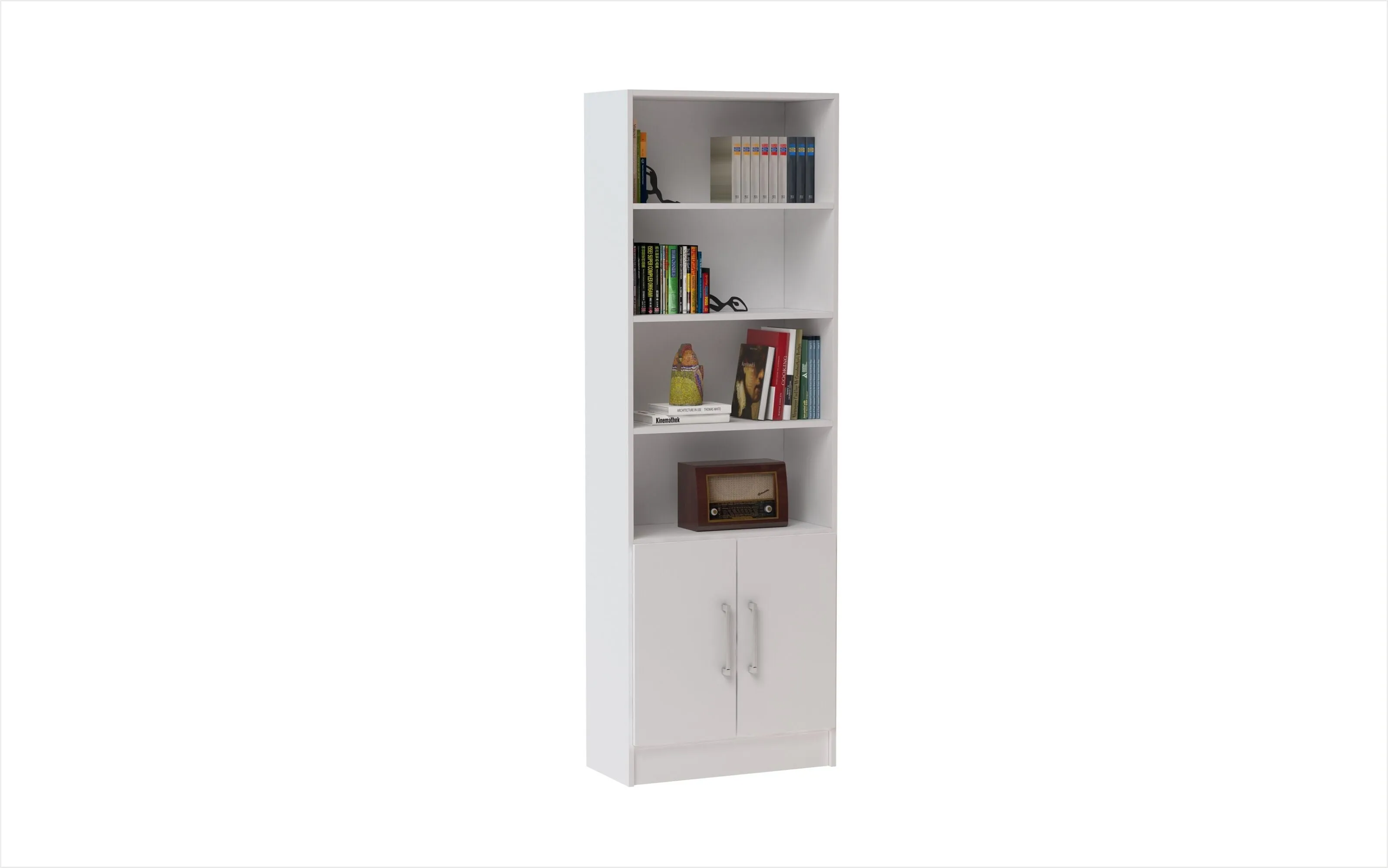 Catarina Cabinet with 6 shelves in White