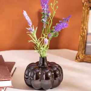 Classy Pumpkin Ceramic Handcrafted Flower vase