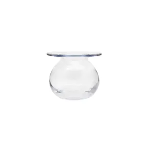 Clear Round Bud Vase