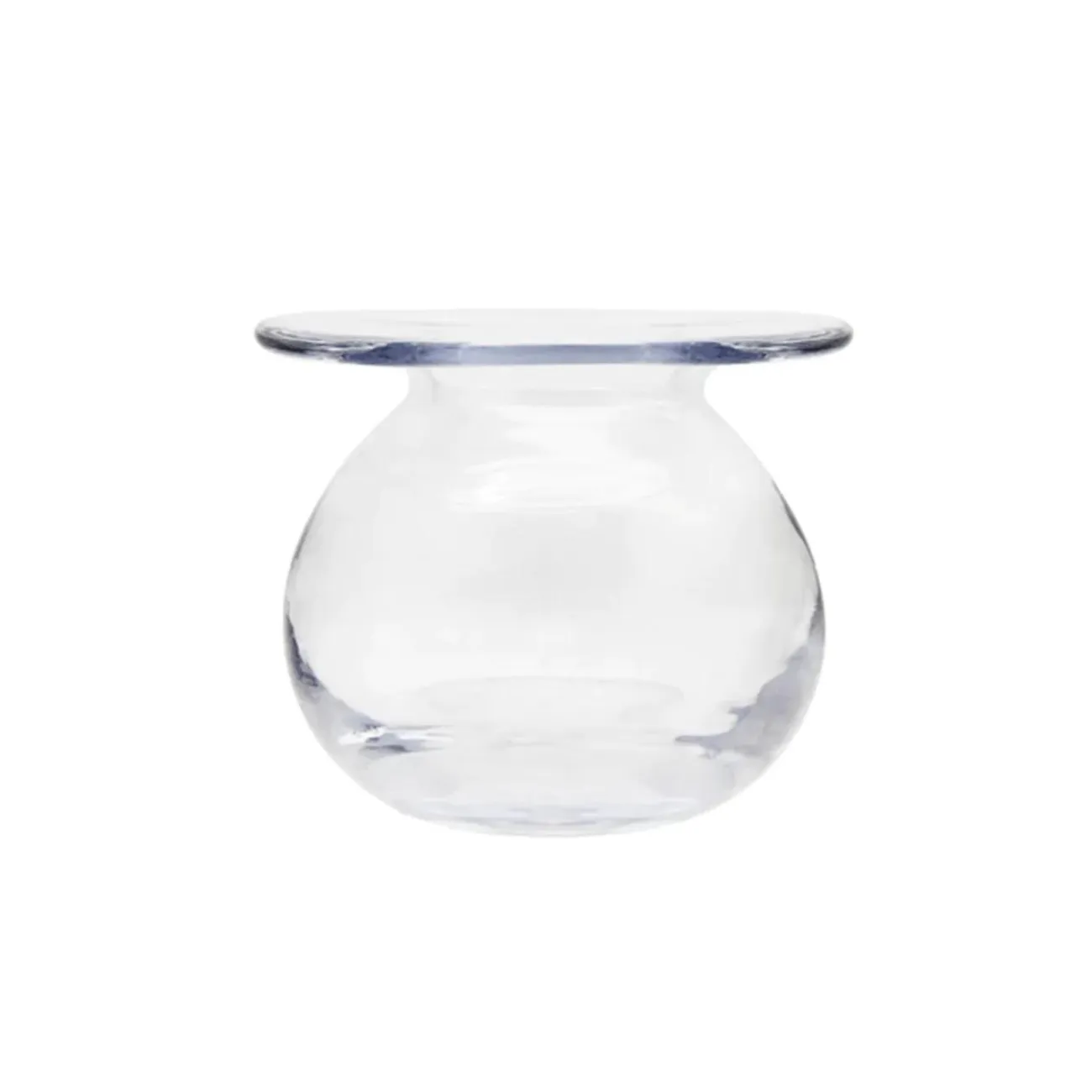 Clear Round Bud Vase