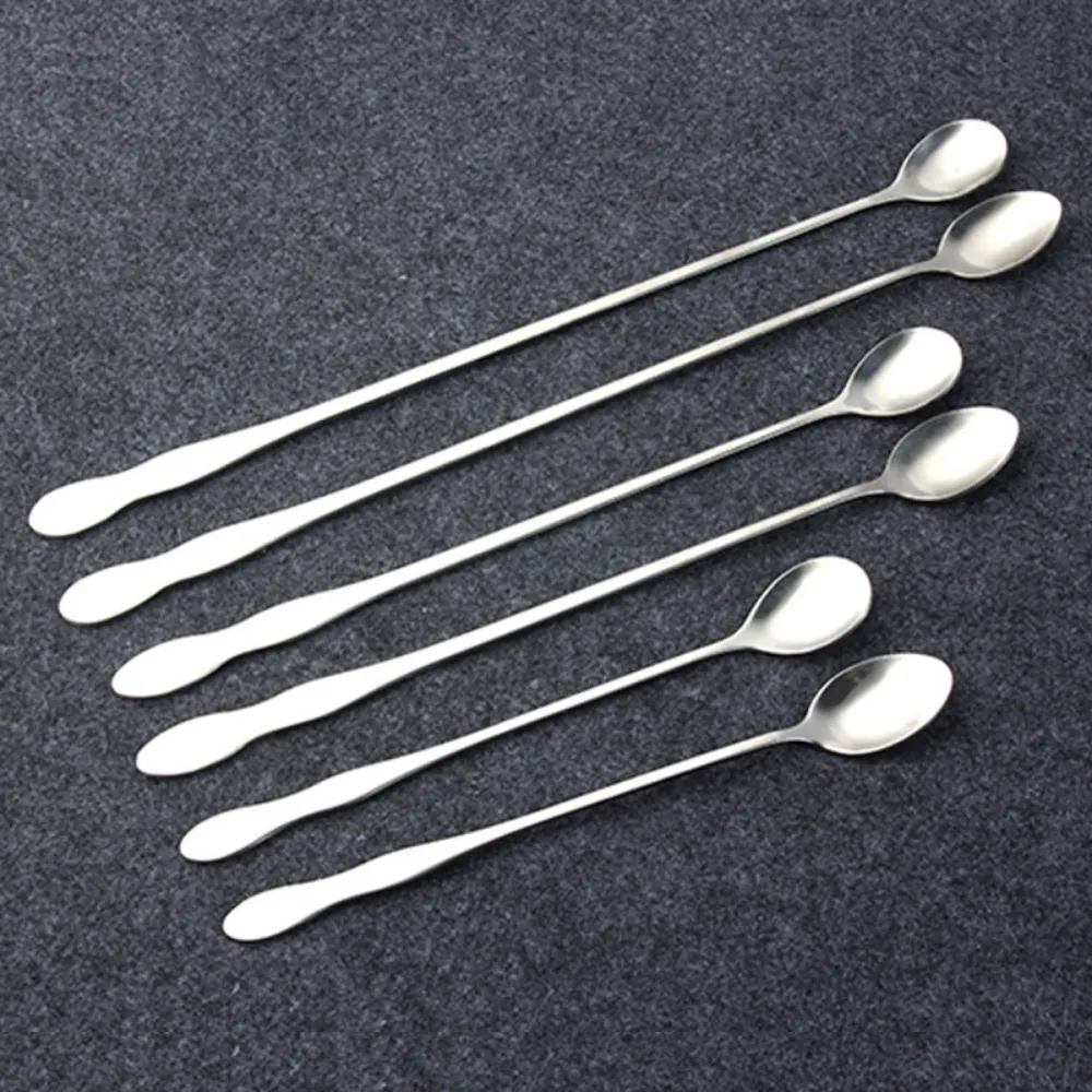 Cocktail Stirring Long-Handled Stainless Steel Bar Spoon