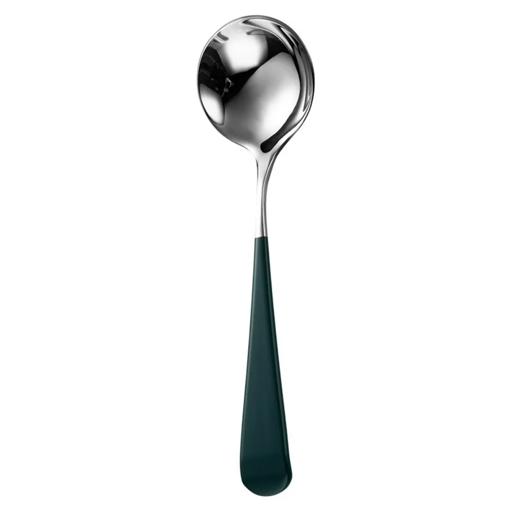 Colorful Stainless Steel Round Tea Spoon