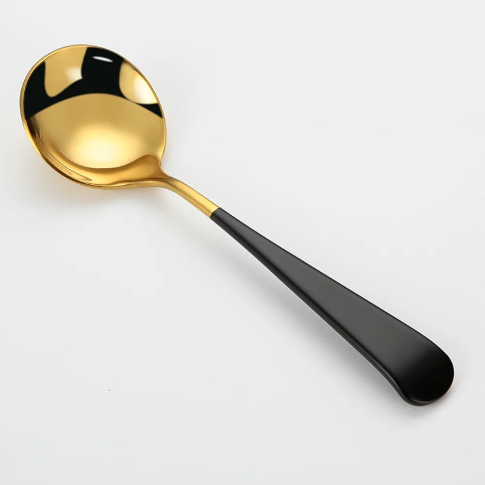 Colorful Stainless Steel Round Tea Spoon