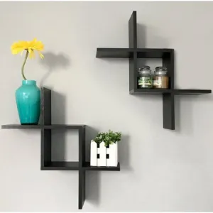 Criss Cross Intersecting Wall Mounted