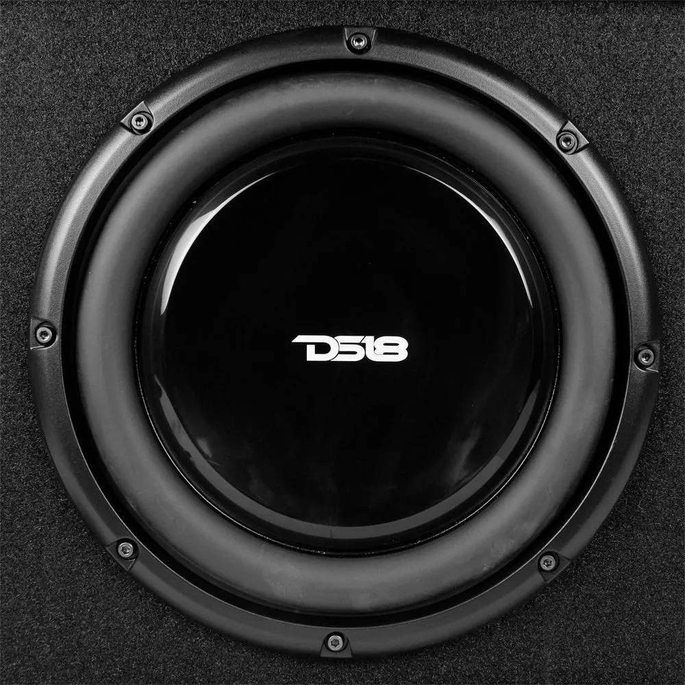 DS18 Shallow Subwoofer 10" Bass Package 700 Watts with Built in Amplifier SB10A